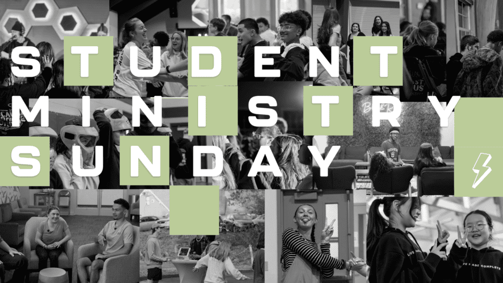 Student Ministry Sunday 